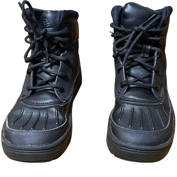 Nike Woodside 2 High ACG Boots Kids 2 Black Waterproof Winter Duck Boot EUC Snow - Picture 8 of 8